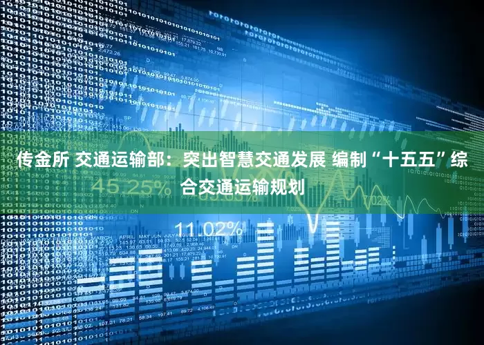 传金所 交通运输部：突出智慧交通发展 编制“十五五”综合交通运输规划